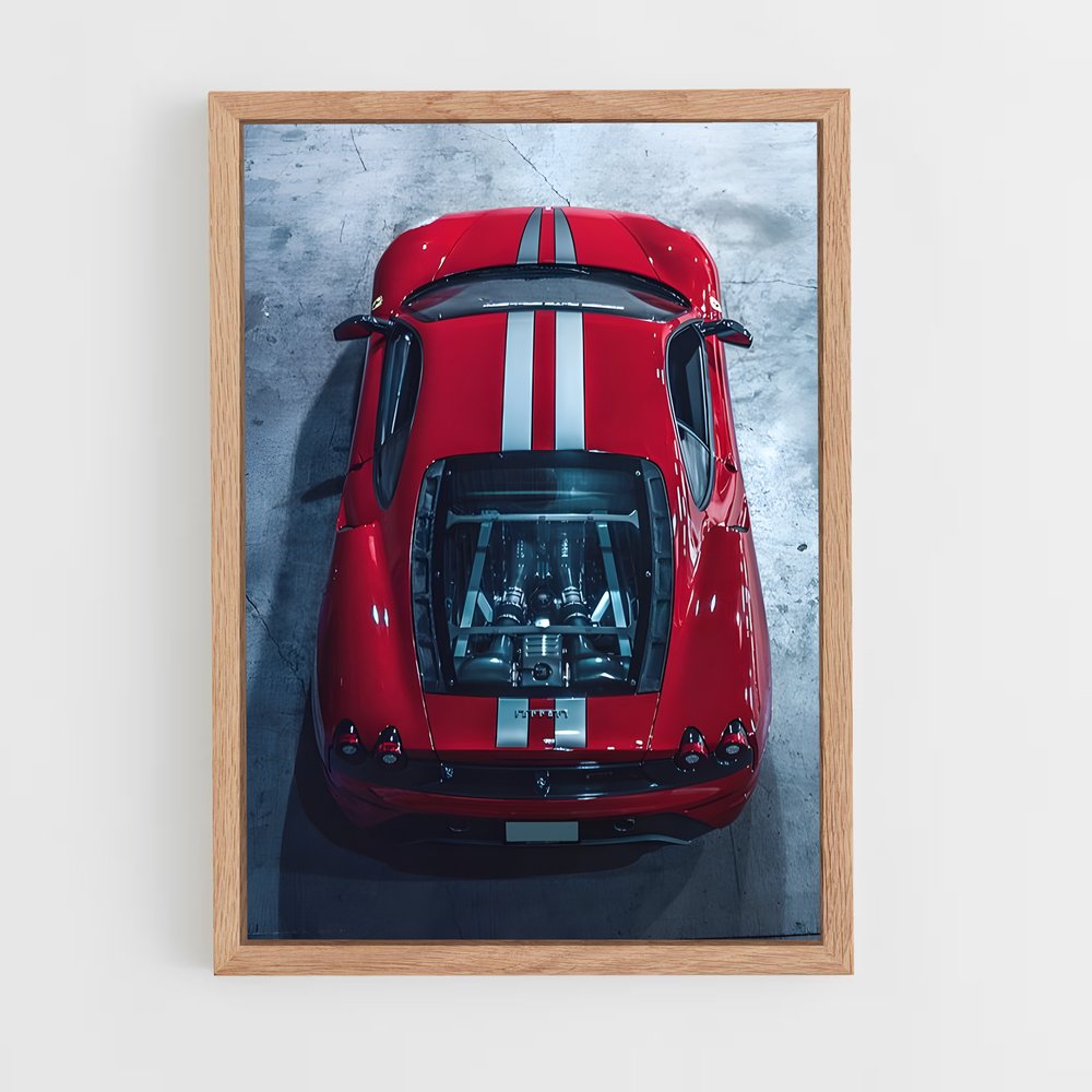 Poster Scuderia Plongez – affiche Ferrari (vue 4)